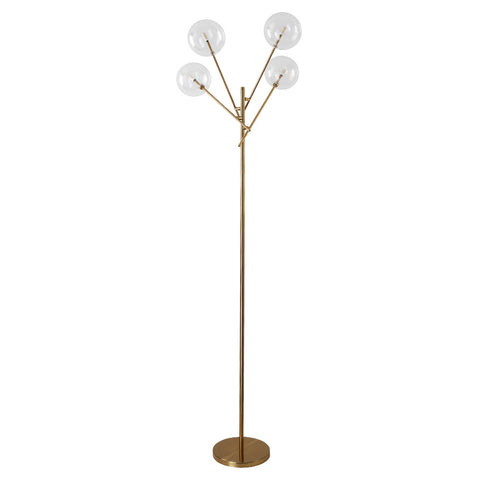 Livingandhome 4 Light Tree Floor Lamp, FI0591