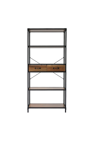 5-Tier Wooden Book Shelf with Drawers, ZH1636ZH1637