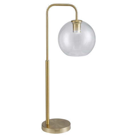 Livingandhome Contemporary Arc Arm Table Lamp, FI0594