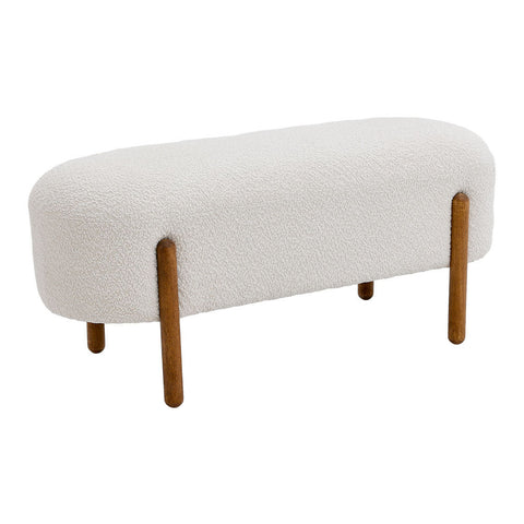 Livingandhome Contemporary Upholstered Bench, ZH1385