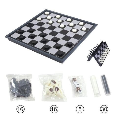 Kidkid 3-in-1 Portable Folding Magnetic Chess, WF0131