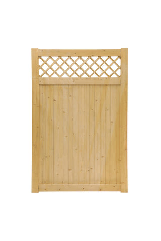 Diyspace Rhombus Garden Wood Fence Gate, LG1239