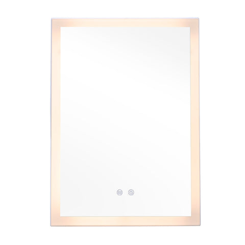 Livingandhome Frameless Anti-Fog LED Wall Mirror with Touch Control, DM0519