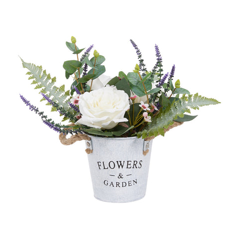Artificial Potted Flower Tabletop Decor, LY0093