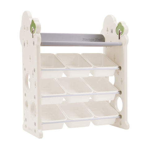 Kidkid Toy Storage Organizer with 9 Bins and Shelf, FI0930