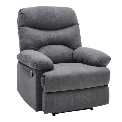 Livingandhome Manual Faux Leather Recliner Armchair, ZH1505
