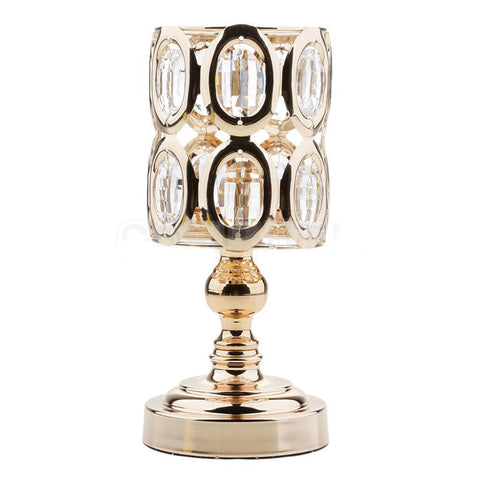 Livingandhome Decorative Gold Metal Ornate Candle Holder, WH0217