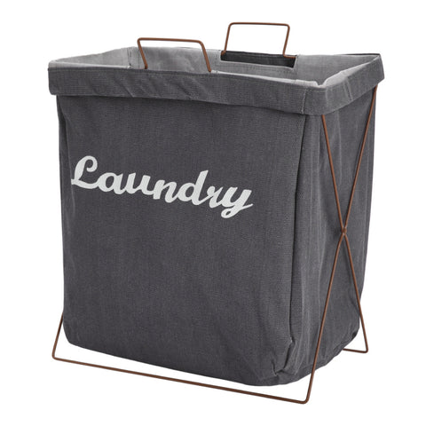 Livingandhome Waterproof Foldable Laundry Storage Basket, WM0462