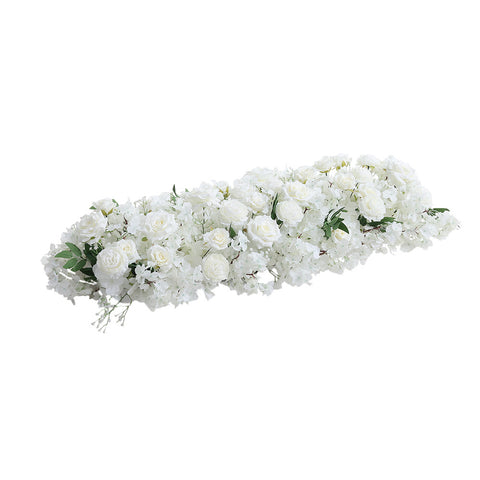 Livingandhome Artificial Cherry Blossoms Roses Row for Wedding Arch Table Centerpieces, SC1078