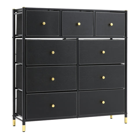 Livingandhome 9-Drawer Plastic Storage Cabinet, XY0423