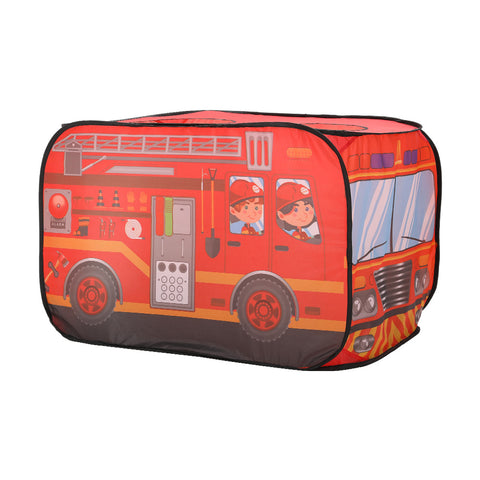 Kidkid Fire Engine-Themed Play Tent with 2 Top Openings, WF0202