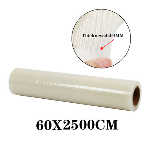 Livingandhome Temporary Clear Self Adhesive Protective Flim Roll, SC0412
