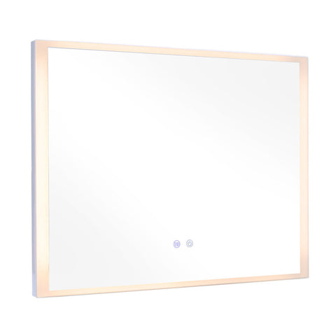 Livingandhome Frameless Anti-Fog Dimmable LED Wall Mirror, DM0515
