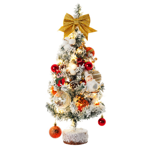 Livingandhome Tabletop Christmas Tree With LED Light, SW0799