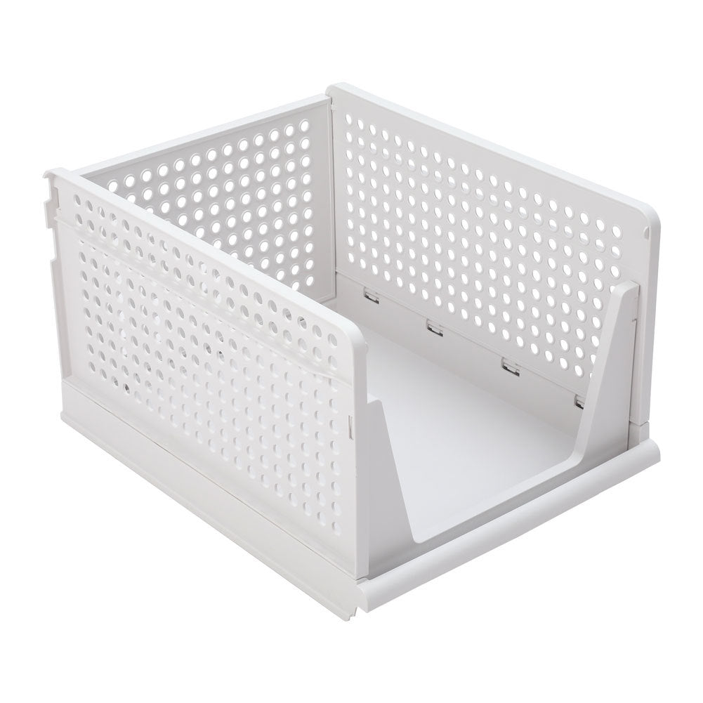Livingandhome Foldable Stackable Drawer Storage Basket, CT0495 EVER STRONG