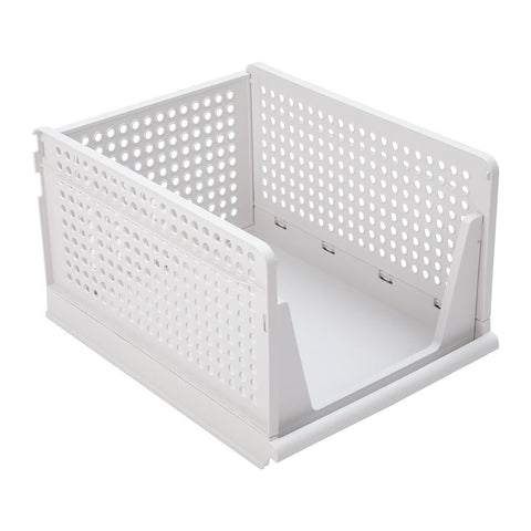 Livingandhome Foldable Stackable Drawer Storage Basket, CT0495