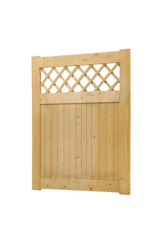 Diyspace Rhombus Garden Wood Fence Gate, LG1233