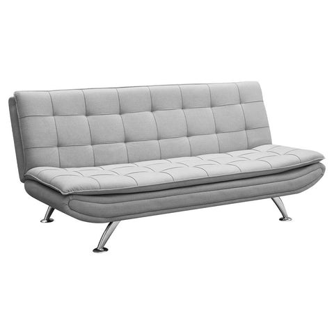 Livingandhome Fabric 3-Seater Convertible Sofa Bed, JM2224