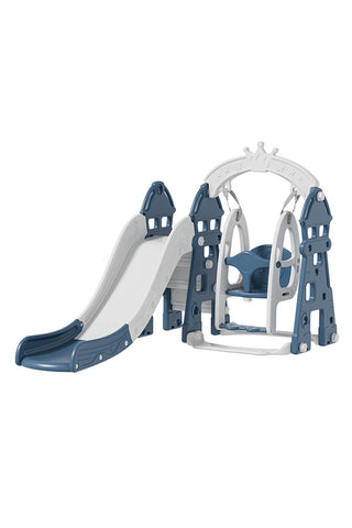 Kidkid 3-in-1 Toddler Plastic Swing Slide Climber Playset for Indoor Outdoor, FI1028