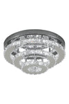 3-Tier Chic Crystal Ceiling Light with Chrome Finish, LG1343