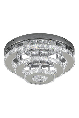 3-Tier Chic Crystal Ceiling Light with Chrome Finish, LG1343