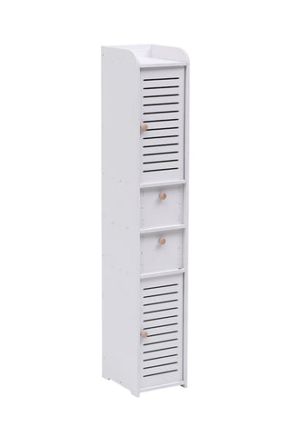 Freestanding Wooden Tall Bathroom Storage Cabinet, FI0982