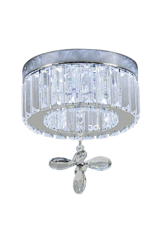 Modern Round Crystal Ceiling Light with Crystal Pendant, LG1324