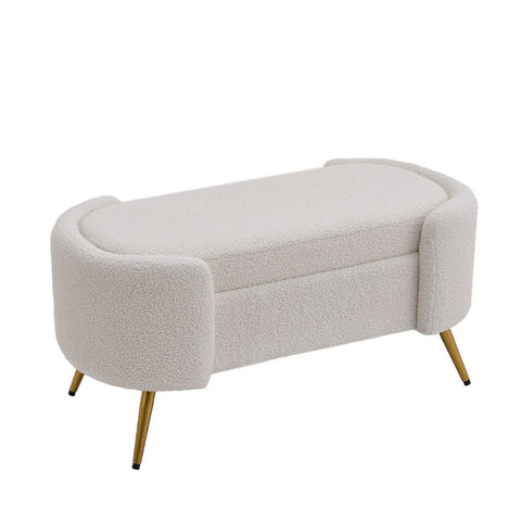Livingandhome Luxurious Upholstered Accent Bench, ZH1395