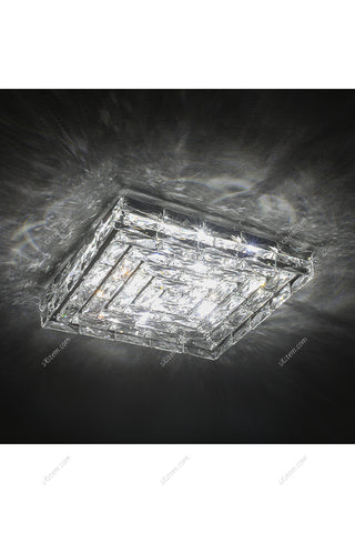 Modern Square Crystal LED Ceiling Light, LG1344