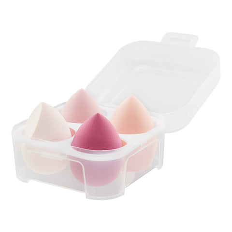 Sheonly 4Pcs Pink Makeup Sponge for Dry and Wet Dual-use, SW0828