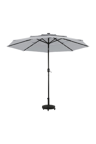 Garden Sanctuary Outdoo 3-Tier Umbrella with Solar Lights, LG1264