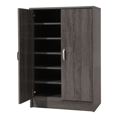 Livingandhome 6-Tier Wood Grain Shoe Cabinet, XY0346