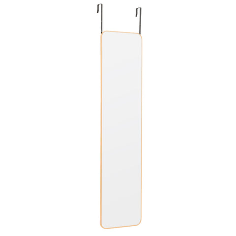 Livingandhome Full Length Mirror with Rounded Corners Door Hanging, CT0292
