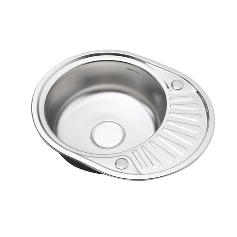 Livingandhome Large Inset Stainless Steel Kitchen Sink, AI0513