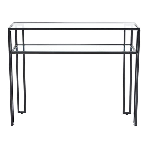 Livingandhome Modern Multi-function Tempered Glass Console Table, XY0248