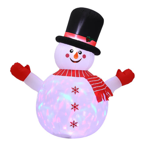 Livingandhome 1.8M Inflatable Snowman for Christmas Decoration, SC1720