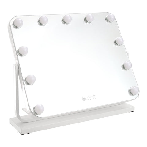 Sheonly Frameless Hollywood Vanity Mirror with 11 Dimmable Lights, SW0672