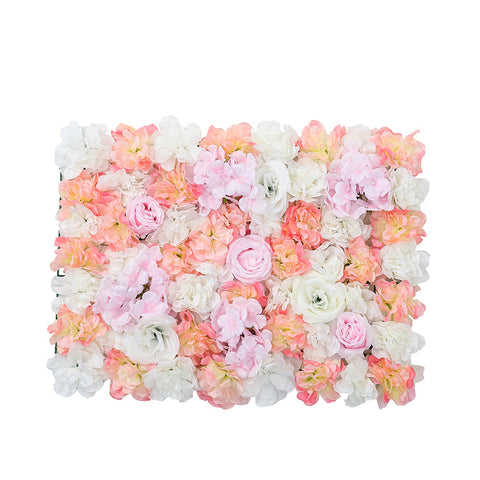 Livingandhome Artificial Rose Flower Backdrop Wall Panel, SC0265