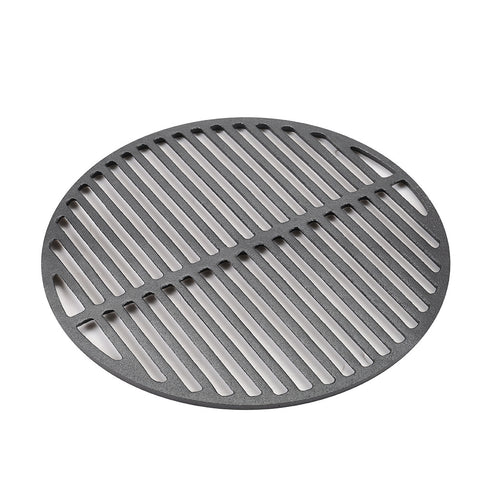 Livingandhome Circular Cast Iron Grilling Grate, Dual Side Grid for BBQ, CX0447