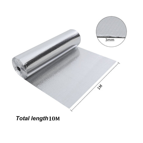 Livingandhome Reflective Single Bubble Aluminum Foil Insulation Roll, SC1093