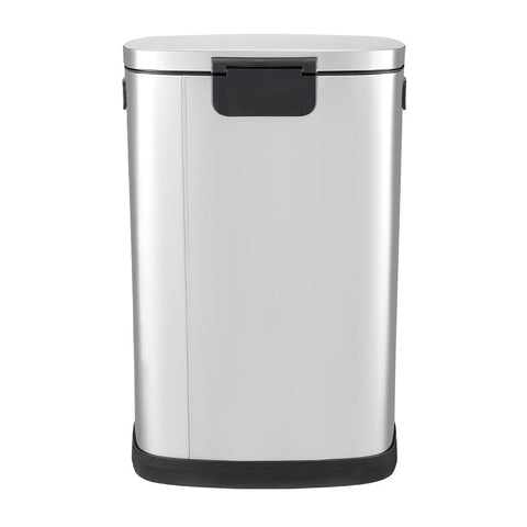 50L Stainless Steel Step Open Trash Can, KT0097