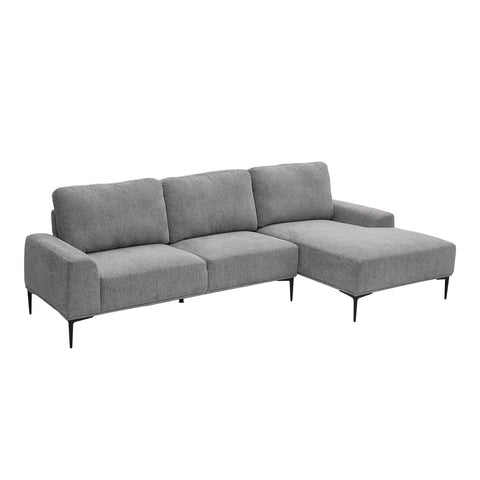 Livingandhome L-Shape 3-Seat Sleeper Sofa Couch, XY0358XY0359