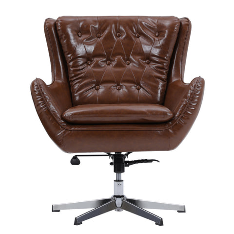 Swivel Leather Office Armchair, XY0397