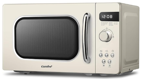 800W 20L Retro Microwave Oven with LED Display, AJ0304