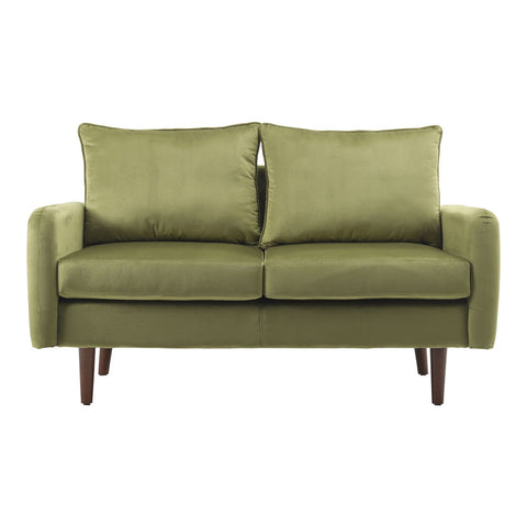 2-Seat Velvet Upholstered Sofa for Living Room, XY0403