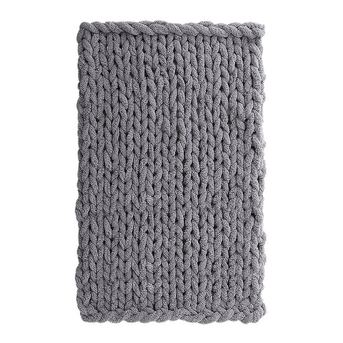 Livingandhome Hand-Woven Chenille Blanket for Couch and Bed, SC0374