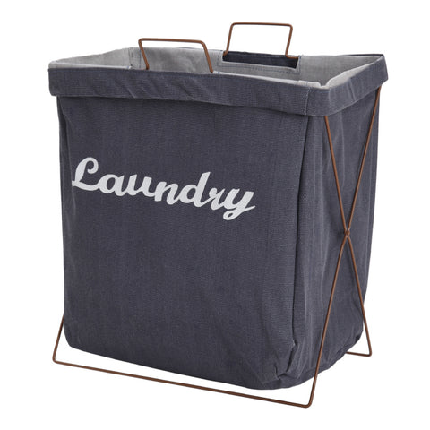 Livingandhome Waterproof Foldable Laundry Storage Basket, WM0461