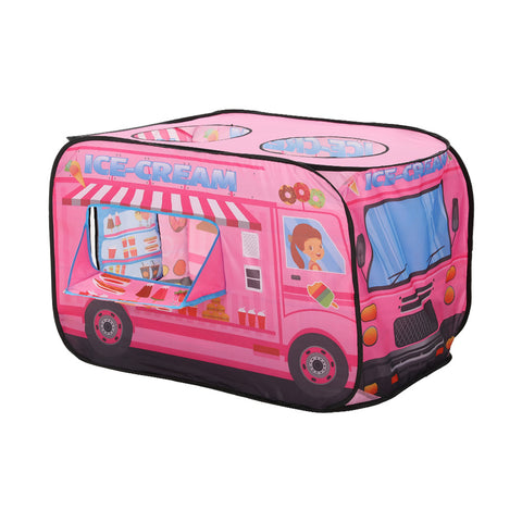 Kidkid Ice Cream Truck-Themed Play Tent with 2 Top Openings, WF0203
