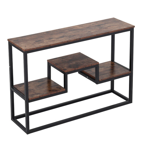 H&O Direct Industrial Style Storage Console Table, DM0528