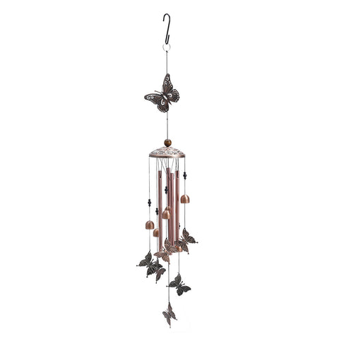 Livingandhome Outdoor Garden Butterfly Wind Chime, MF0001